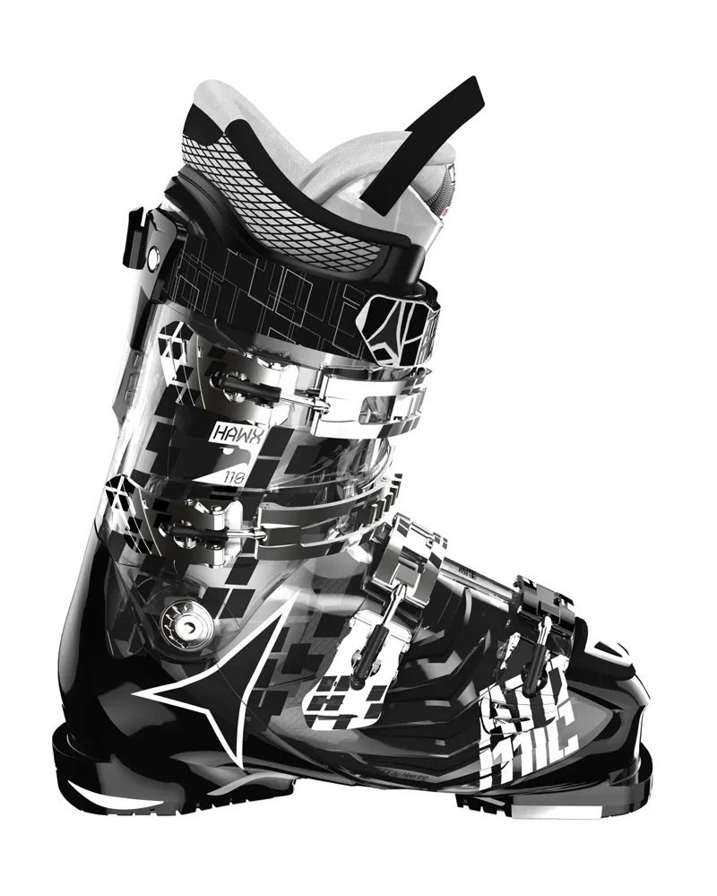 2014 Atomic Hawx 110 Mens Ski Boots in Smoke/Black